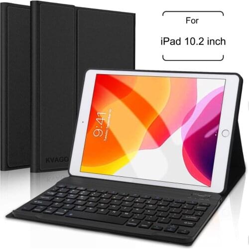 WOWCASE Funda for iPad 10.2 Case Keyboard 7th Gen 2019 Detachable Wireless Bluetooth Keyboard Back Cover For iPad 7th Gen Cases