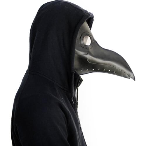 Plague Doctor Bird Mask Long Nose Beak Cosplay Steampunk Halloween Costume