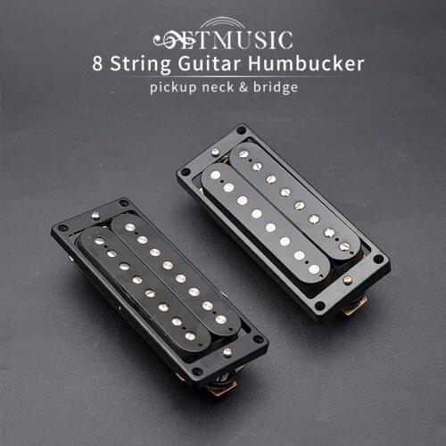 Dual Coil 8 String Electric Guitar Humbucker Pickups Black
