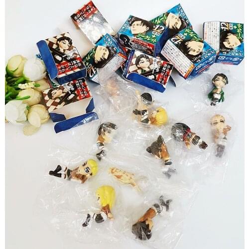 200pcs 3-5cm Attack on Titan blind box action figure doll kids collection Toy