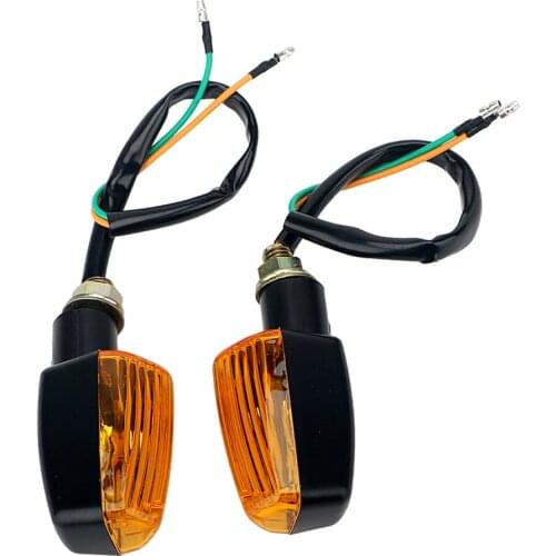 ITimo 1 Pair LED Turn Signal Lamp Motorcycle Flasher Universal Motorbike Indicator Light Motor Accessories Amber Blinker Bulb