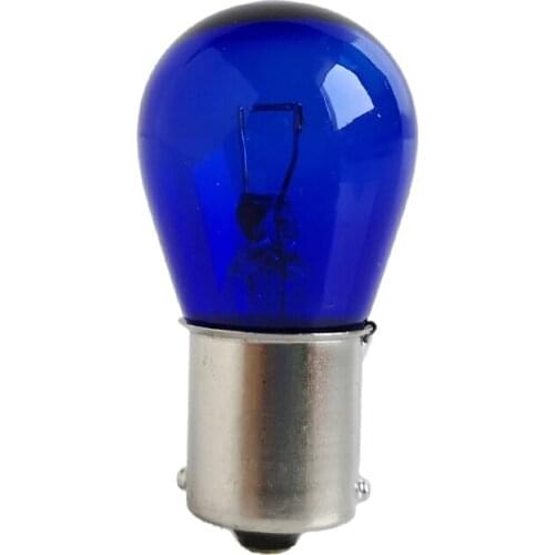 Natural Blue Amber Glass Lamps S25 T10 T15 T20 High Brightness Vehicle Turn Signal Lamps Side Marker Light Bulb