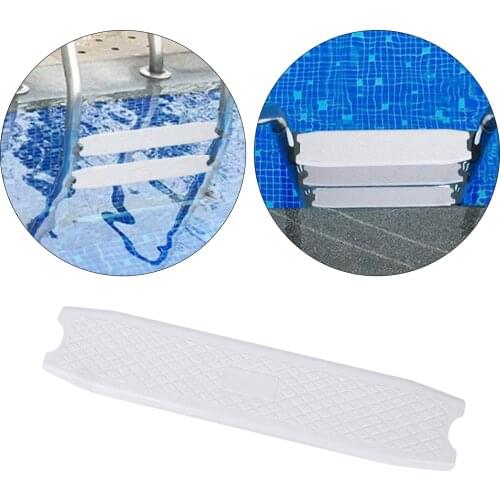 Pool Rung Ladder Steps Replacement Anti-slip Above-Ground Swimming Pool SPA Pedal Escalator Kick Step w/ Bolt fit 1.9in Pole