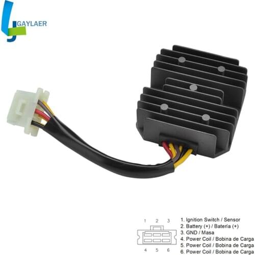JAER Regulator Rectifier for Kawasaki BJ250 250TR BJ250 ESTRELLA 250 KZ1000 POLICE 1000 KZ1100 GPZ1100 ZX1100A2 GPZ750 Turbo