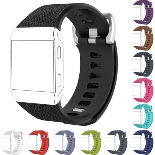 Silicone Sport Band Strap for Fitbit Ionic Replacement Watchband Strap Breathable Smart Watch Accessories