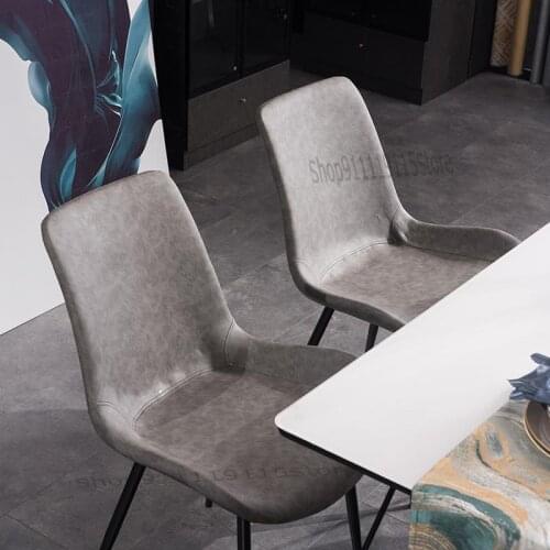 Modern Light Luxury Family Dining Chair Nordic Italian Designer Ins Net Hongji Simple Restaurant Hotel Negotiation Chair