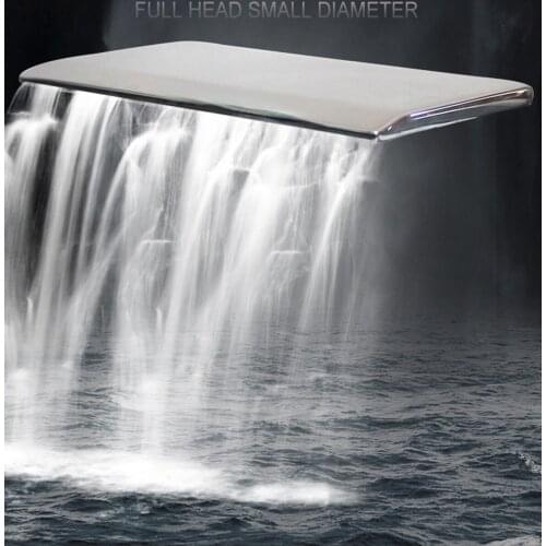 Pool waterfall Bathtub accessories/Stainless steel waterfall outlet/Hot and cold water faucet Water curtain/Landscape waterfall