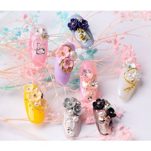 1 Pot Nail Art Glitter Caviar Rhinestone Jewelry Gem Metal Stone Pearl Acrylic Gel Tips Decoration Accessories Manicure