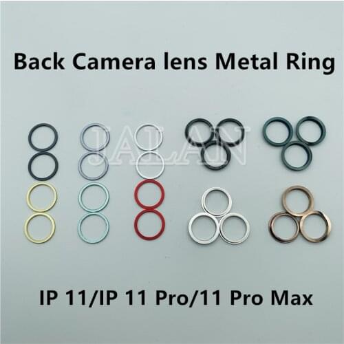 12pcs Rear Camera Metal Ring for iPhone 11 Pro Max Back Camera Lens Iron Ring Bezel damaged 11Pro MAX promax back cover repair