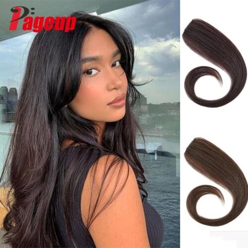 Net Celebrity Eight-character Air Bangs Wigs Jurchen Hair Natural Seamless Face Repair Invisible Deflection Bangs