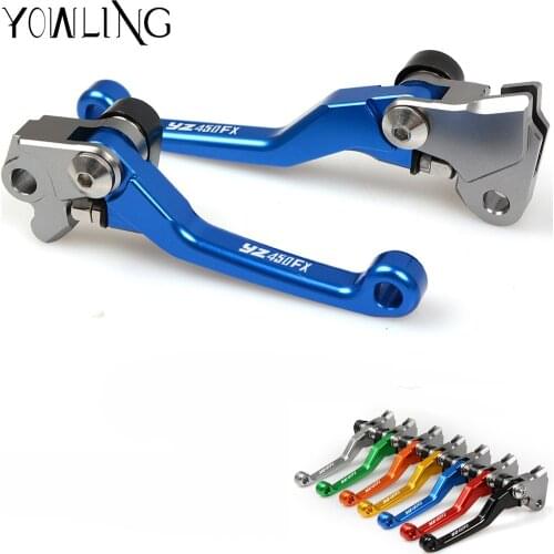 CNC Pivot Lever Ropes Cables handle clutch For YAMAHA YZ450FX 2016 2017 2018 Motorcycle Foldable Brake Clutch Levers