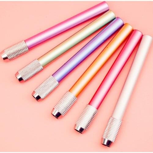 Colour metal pencil extender drawing pencil sleeve lengthener pencil connector aluminum rod lengthening rod