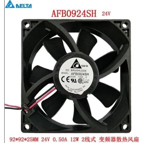 DELTA AFB0924SH 9025 9CM 24V 0.50A 2 (3)lines the server dual ball fan