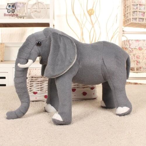 BOLAFYNIA Children plush stuffed toy elephant baby kids plush toy for Christmas birthday gift Simulated elephant