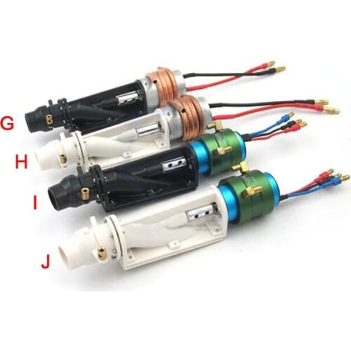 1 Set 18mm Water Jet Boat Pump Spray Water Thruster W/ 380/2440 Brushless Motor Set Spare Part For RC Model Jet Boats