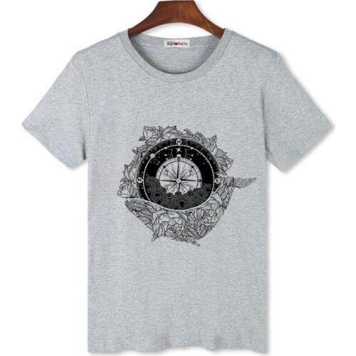 BGtomato creative whale print art tshirt Marine protector shirts hot sale comfortable casual t-shirt cheap sale brand tops