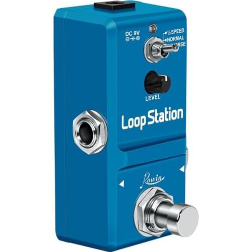 LN-332AS Loop Station Looper Guitar Effects Pedal Unlimited Overdubs 10 Minutes of Looping, 1/2 Time Reverse