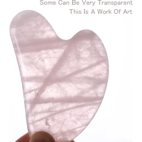 Gua Sha Face Massager Guasha Scraper Lifting Jade Roller Skin Care Rose Quartz Beauty Facial Natural Stone Guasha Massage Tool