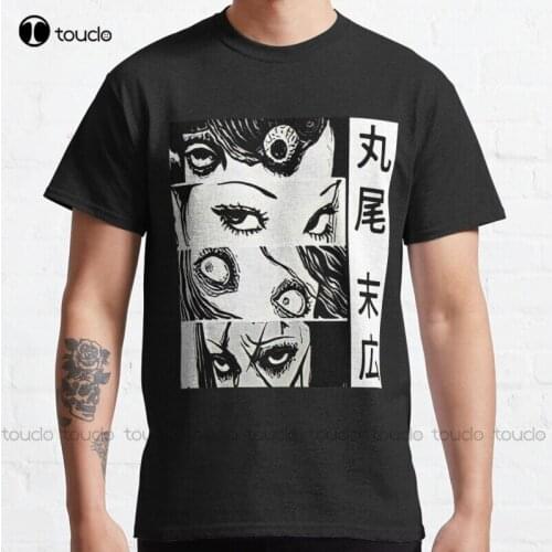 New Tomie Junji Ito Manga Cute Cat Cat Lover Classic T-Shirt Cotton Tee Shirt S-5Xl Unisex orange shirt