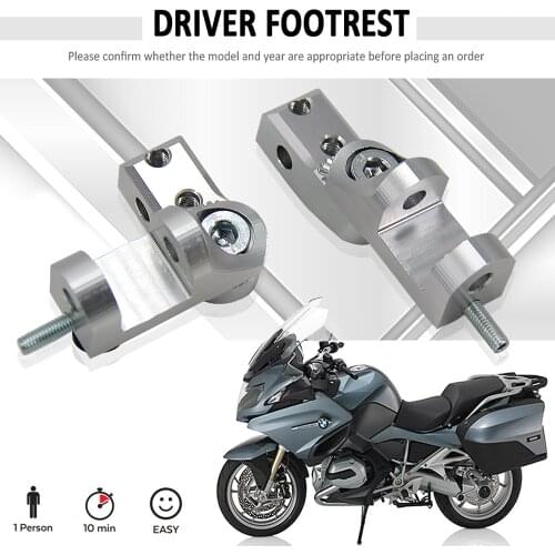 NEW Motorcycle Rockster Adjustable Driver Footrest Passenger Lowering FOR R1200RT R1200RT LC R1200R R80R R 1200 RT LC