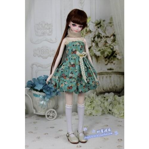 BJD doll clothes 1/3 1/4 Harness flower skirt for girls SD BJD Doll Accessories