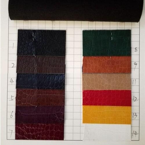 Wholesale 10 yards roll PU alligator leather Crocodile pattern leather fabric