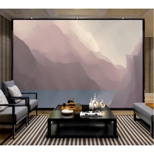 Papel de parede New Chinese Artistic Conception Ink Landscape 3d wallpaper,bedroom KTV bar mural wall decor
