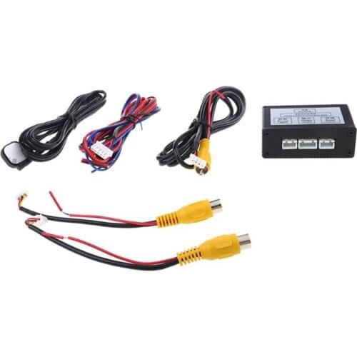 QILEJVS Parking Intelligent Control Box 2Ch Car Camera Image Video Automatic Switch Parking Assistance 2017 Car Electronics