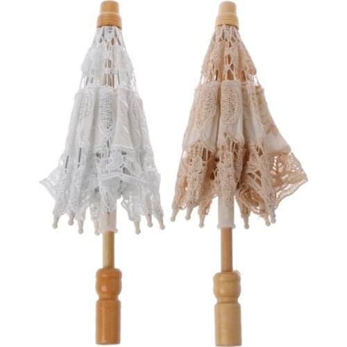 Newborn Baby Photography Props Lace Umbrella Infant Studio Shooting Photo Prop