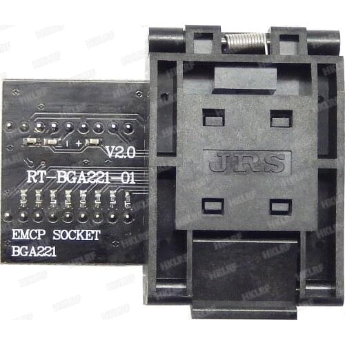 RT-BGA221-01 EMMC seat EMMC221 EMMC Adapter For RT809H Programmer BGA221 Socket