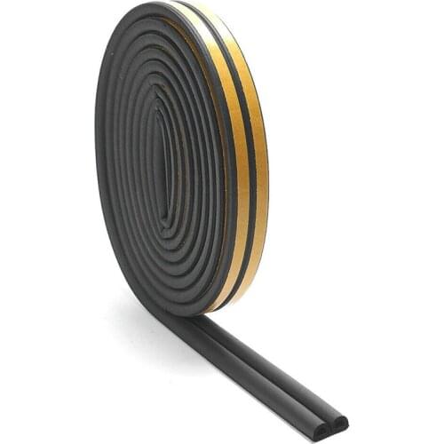 Self-Adhesive Door Window Sealing Strip Glass Anti-Collision Rubber Foam Sound Insulation Weatherstripping Front Door House