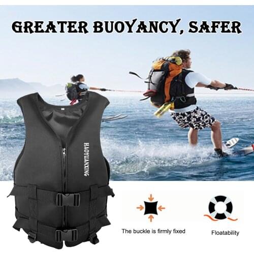 Neoprene Life Jacket for Adult Survival Swimsuit Kayak Rafting Boating Drifting Buoyancy Safety Life Vest Life Jacket for Swimmi