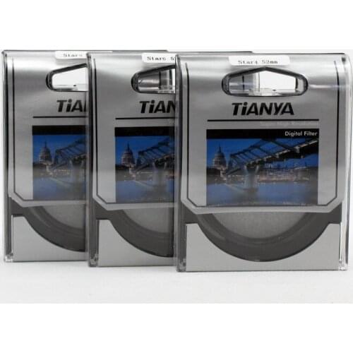 TIANYA 40.5 49 52 55 58 62 67 72 77 82 mm 4/6/8 Point 4/6/8PT Rotating star light lens Filter for canon nikon pentax camera