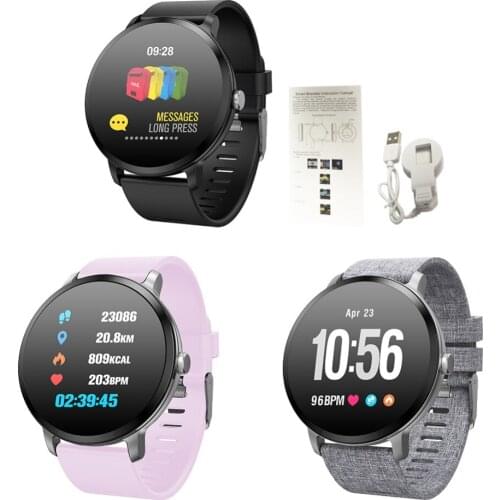 IOS / Android Waterproof Smart Bracelet Fitness Tracker Heart Rate&Sleep Monitor Multifunctional Men And Women Smart Watch