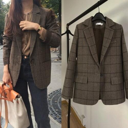 Spring And Autumn Womens Blazer Short Jacket