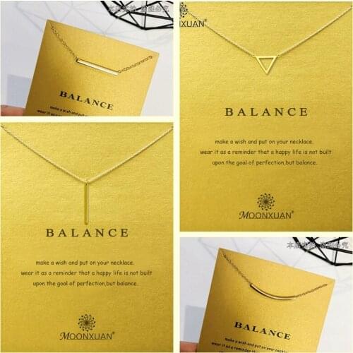 Balance Bar Tube Gold Sliver Choker Chain Necklace Women Kolye Collares De Moda 2019 Colar Jewelry Collier Bijoux Femme Collar