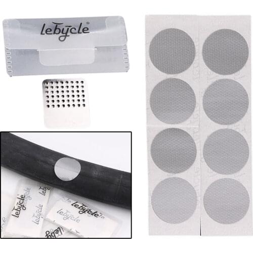 10 Pcs Glueless Chip Patches Bicycle Inner Tire Repair Kit Mountain Bike Tyre Tire Repair Tools Piece Thin Road Bike Accessories