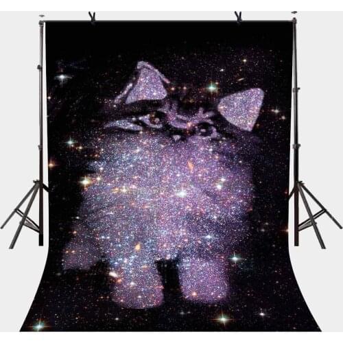 150x210cm Diamond Star on Black Backdrop Photography Backgroud for Camera Photo Props