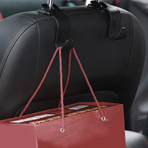 20kg load-bearing 1/2/4/6pcs Car Rear/Back Seat Hooks for Hanging Auto Products Universal Car Hanger Bag Organizer holder