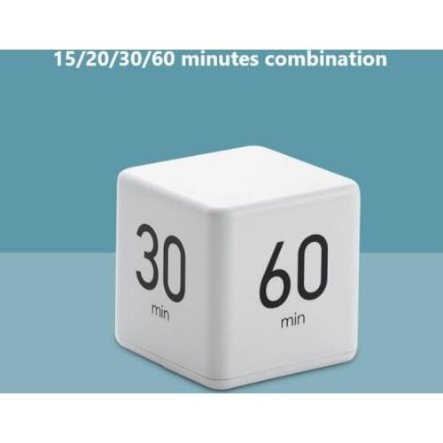 4 Setting Adjustable Time Manager Timer For Kitchen Cubic Timers Can Mute Countdown Electronic Stopwatch Kitchen Accessories
