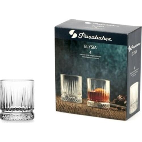 Whiskey Cocktail Water Soft Drink Alcohol Glass Cup 4 Pieces