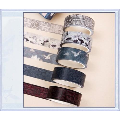 Anime Grandmaster of Demonic Mo Dao Zu Shi Cute Cartoon Washi Tapes Scrapbooking DIY Deco Creative Japanese Kawaii Masking Tapes