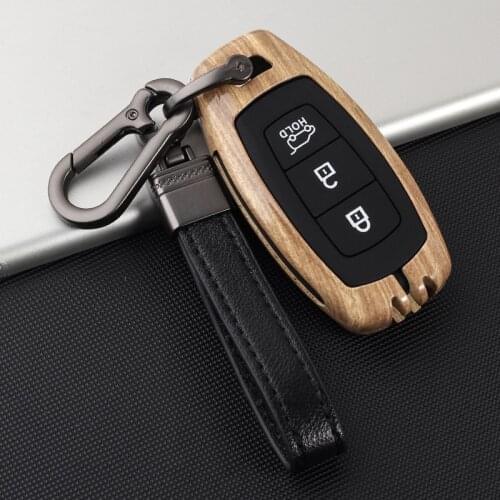 Zinc alloy+Silicon Car Key Cover Case Holder For Hyundai i30 Ix35 KONA Encino Solaris Azera Grandeur Ig Accent Santa Fe Palisade