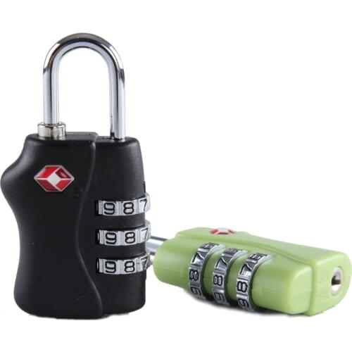 Luggage Travel Lock Bike Lock 3 Dial Travel Padlock TSA Approved Password Lock for Luggage Suitcase Baggage Toolbox
