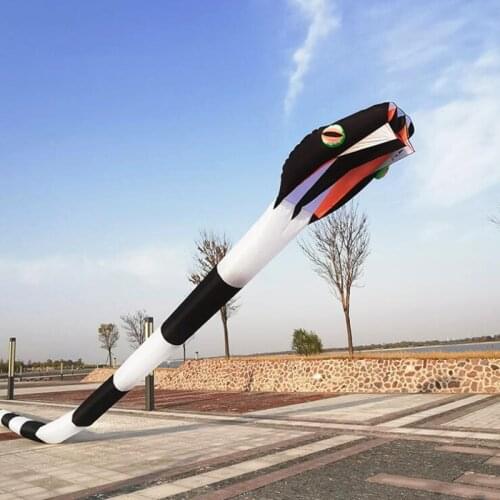 Free shipping large 60m soft snake kites soft kites nylon ripstop alien inflatable kite factory octopus large kites for adults