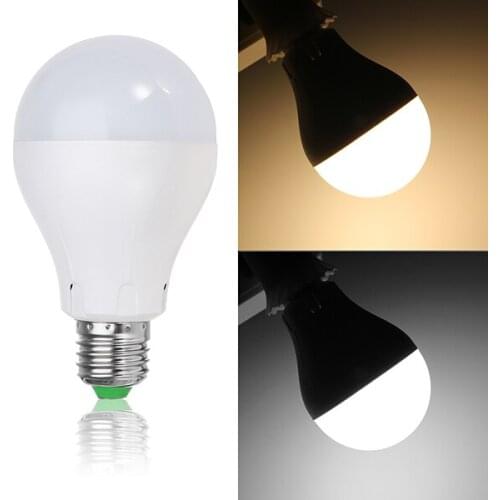 E27 4W 7W Warm White Pure White Radar Sensor Light Control LED Bulb for Porch AC100-265V