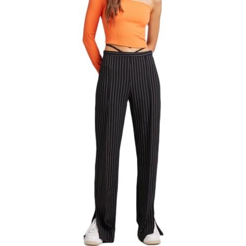 JUN WU Women's Straight Trousers
