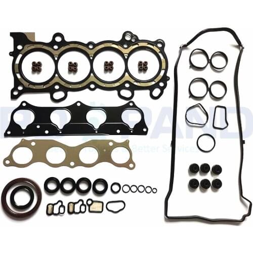 K20A1 K20A4 K20A5 K20A9 Engine Complete Gasket Set 06110-PNB-000 ForHondaCR-V II RD EDIX BE STEPWGN STREAM RN 2.0 1998cc