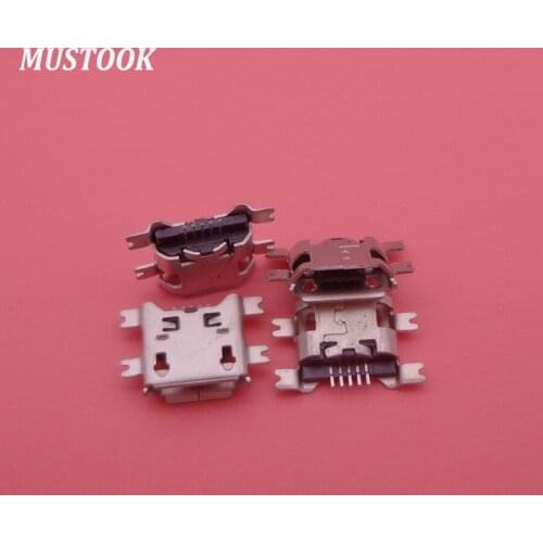 Micro USB Jack 5-pin long needle Charge Socket for Lenovo Smart mobile phone Tablet PC 100pcs/lot