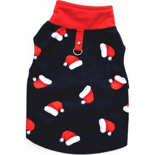 Cute Pet Clothes O Neck Christmas Cat Warm Sweater Small Dogs Clothes Soft Cozy Comfortable T-shirt Sleeve Puppy Durable Costume